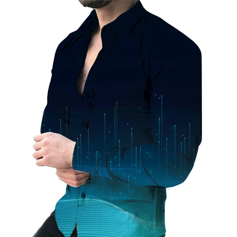 2023 New Men's Prom Fashion Luxury Cardigan Shirt Men's Polo Button Shirt Casual 3d Print Long Sleeve Top Plus
2023 New Men's Prom Fashion Luxury Cardigan Shirt Men's Polo Button Shirt Casual 3d Print Long Sleeve Top Plus