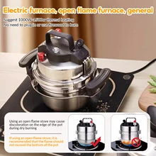 1.6L 304 Stainless Steel Mini Pressure Cooker With handle Both use of Gas Stoves / Induction Cooker Household 5-mins Quick Cook