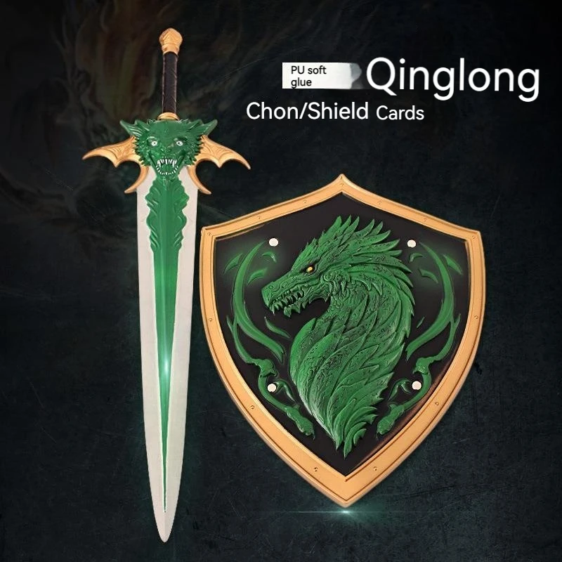 Щит для меча Qinglong, резиновая игрушка для выступлений, подарок на день рождения
Щит для меча Qinglong, резиновая игрушка для выступлений, подарок на день рождения