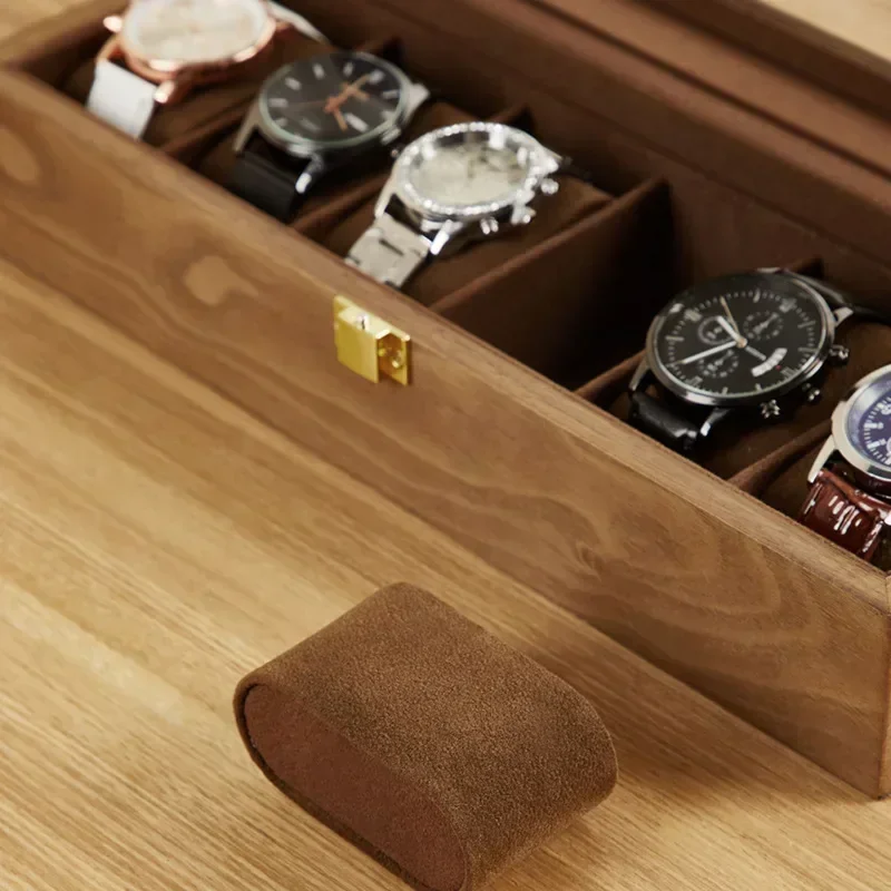 Grain Retro Watch Display Organizer High-grade Multi-digit Solid Collection Exquisite Box Wood
Grain Retro Watch Display Organizer High-grade Multi-digit Solid Collection Exquisite Box Wood