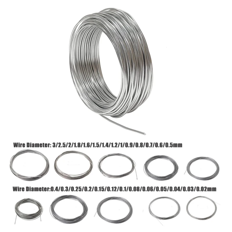 1m/5m/10m 304 Stainless Steel Wire Single Bright Stainless Wire Diameter 0.02-3.0mm Length
1m/5m/10m 304 Stainless Steel Wire Single Bright Stainless Wire Diameter 0.02-3.0mm Length