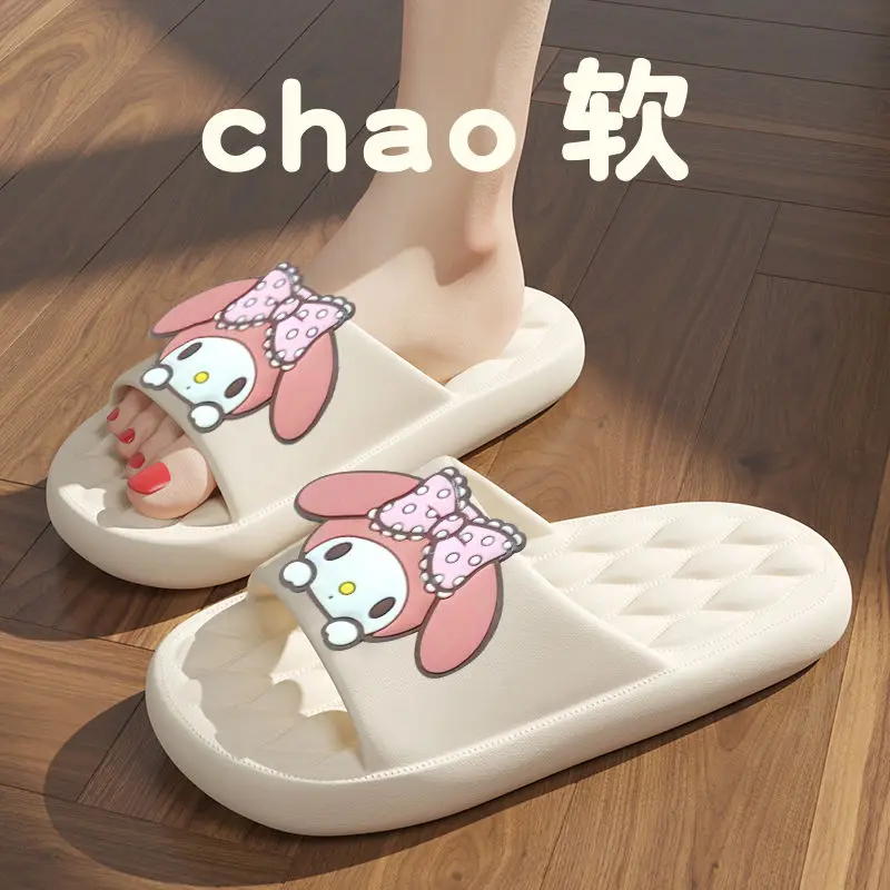 Kuromi Cinnamoroll Anime Kawaii Sanrio Pvc Slippers Summer Cute My Melody Indoor Home Wear Shoes Scandal Girls Boys Gifts
Kuromi Cinnamoroll Anime Kawaii Sanrio Pvc Slippers Summer Cute My Melody Indoor Home Wear Shoes Scandal Girls Boys Gifts