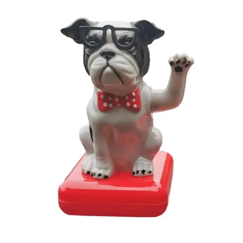 

Танцующая собака на солнечной батарее, качающаяся игрушка на солнечной энергии, танцующая собака, игрушка для снятия усталости при вождении, подарок для семьи, друзей, коллег