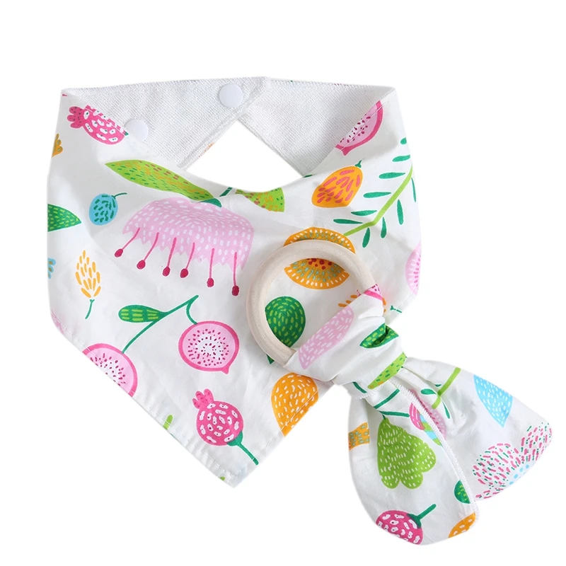 

Infant Kids Baby Feeding Saliva Towel Dribble for TRIANGLE Bandana Bibs Teether