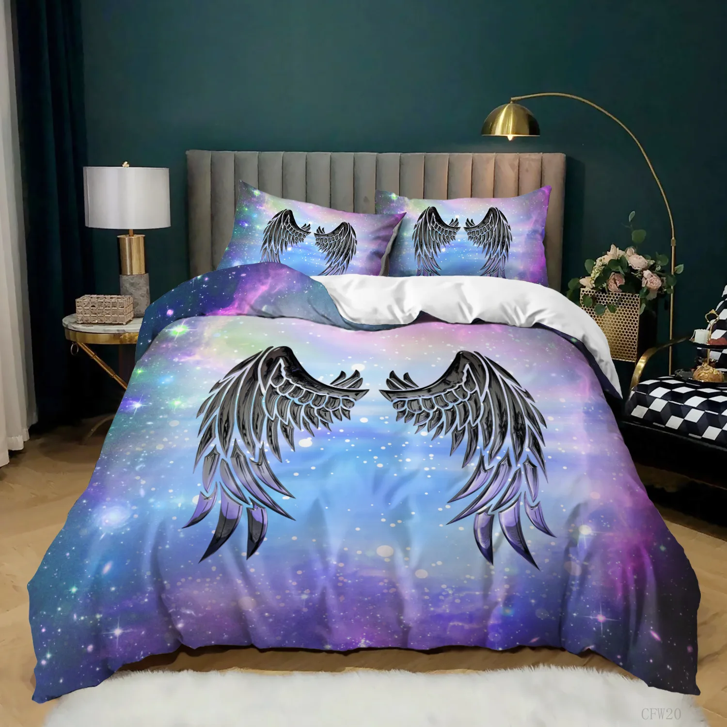 Angel Wings Bedding Set Single Bed Duvet Cover Set Microfiber Comforter Cover&Pillowcase Bedclothes Students Bed Linen Set Twin
Angel Wings Bedding Set Single Bed Duvet Cover Set Microfiber Comforter Cover&Pillowcase Bedclothes Students Bed Linen Set Twin