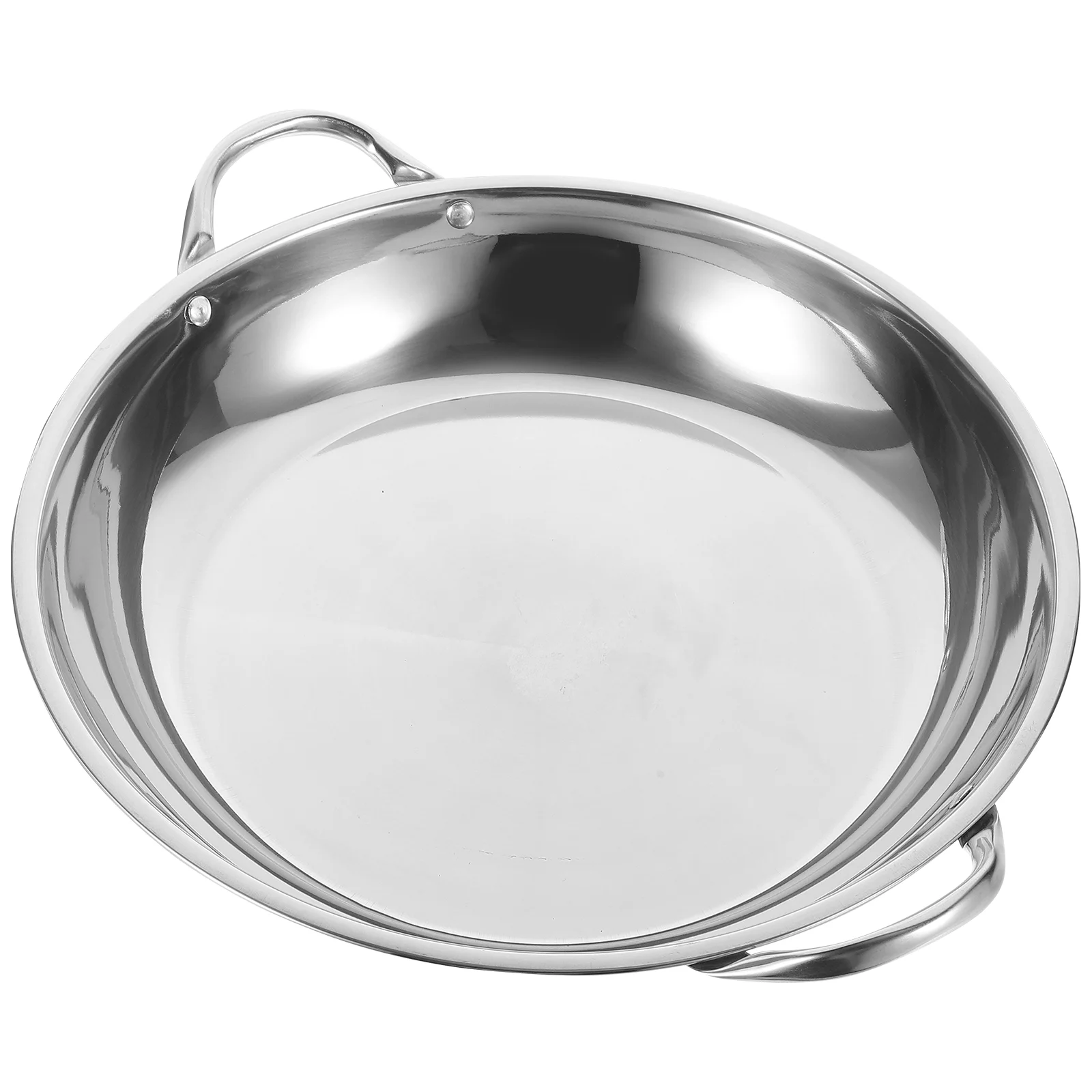Stainless Steel Cookware Griddle Stock Pot Ramen Cooking Tool Metal Kitchen Pan Dry Large Individual
Stainless Steel Cookware Griddle Stock Pot Ramen Cooking Tool Metal Kitchen Pan Dry Large Individual