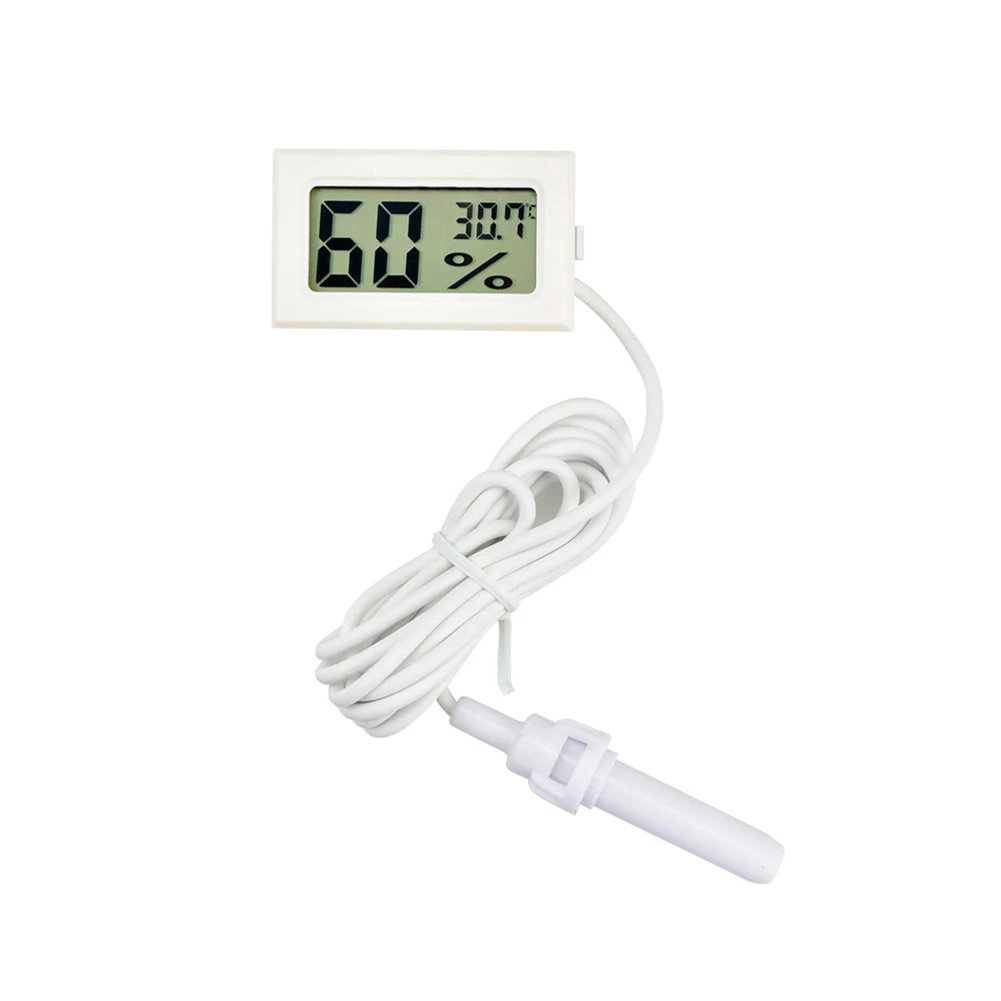 Embed LCD Digital Thermometer Temperature Hygrometer Humidity Moisture Proof Box Temperature Humidity Meter Measure Temperature
Embed LCD Digital Thermometer Temperature Hygrometer Humidity Moisture Proof Box Temperature Humidity Meter Measure Temperature