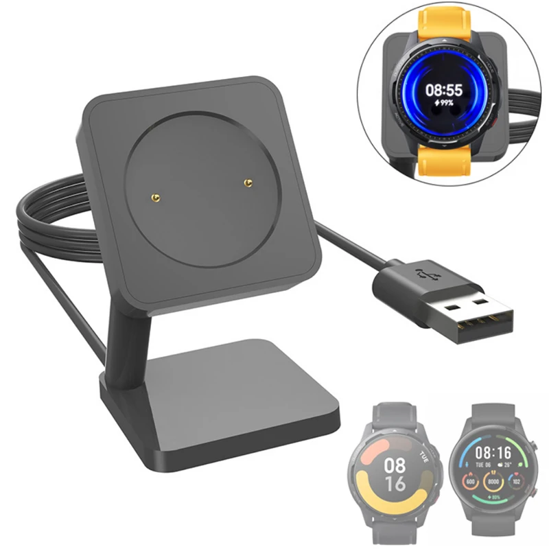 Desktop Stand Charger Adapter USB Charging Cable Dock Station Holder For Xiaomi Watch S1 Active/ Mi Watch / Color 2 Power Charge
Desktop Stand Charger Adapter USB Charging Cable Dock Station Holder For Xiaomi Watch S1 Active/ Mi Watch / Color 2 Power Charge