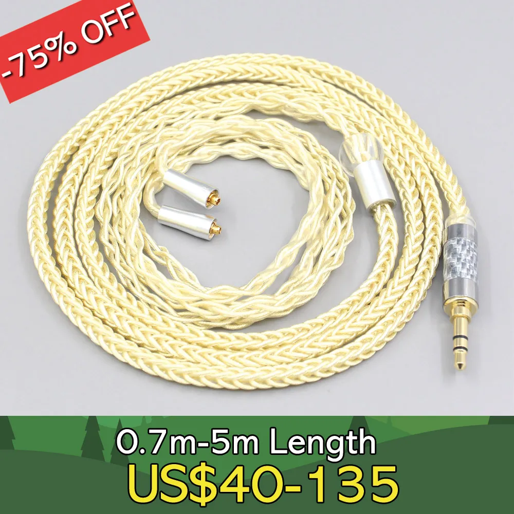 8 Core Gold Plated + Palladium Silver OCC Alloy Cable For Westone W40 W50 W60 UM10 UM20 UM30 UM40 UM50 Pro Earphone LN007618
8 Core Gold Plated + Palladium Silver OCC Alloy Cable For Westone W40 W50 W60 UM10 UM20 UM30 UM40 UM50 Pro Earphone LN007618