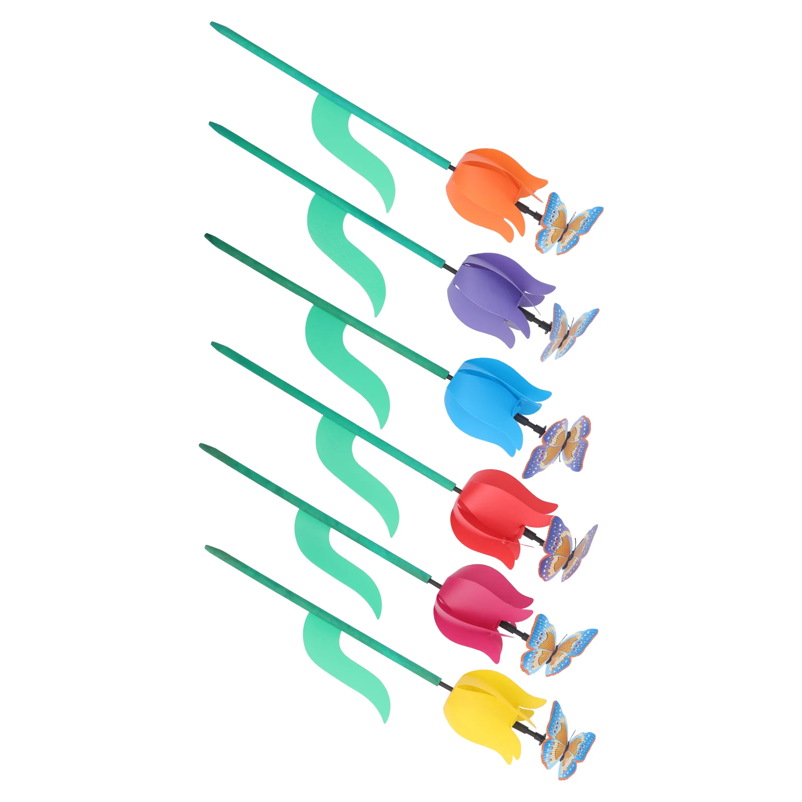 6Pcs Tulip Garden Stakes Rotating Flower Garden Stakes Decor Pinwheels Decorative Windmills Garden Spinners Bird Deterrent for
6Pcs Tulip Garden Stakes Rotating Flower Garden Stakes Decor Pinwheels Decorative Windmills Garden Spinners Bird Deterrent for