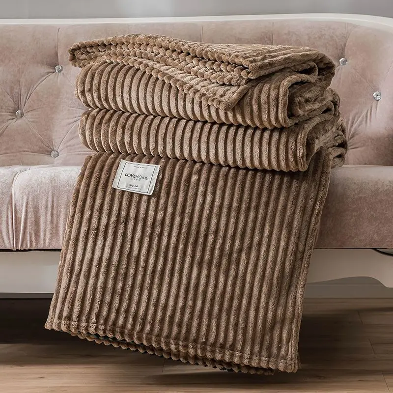 Super Soft Fleece Stripe Pattern Sofa Blanket for Adults and Kids Lightweight Cozy Bed Throw for Home Decor All Season
Super Soft Fleece Stripe Pattern Sofa Blanket for Adults and Kids Lightweight Cozy Bed Throw for Home Decor All Season