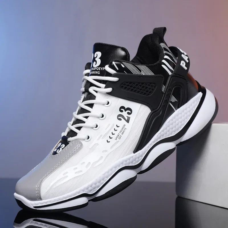 Мужские дышащие баскетбольные кроссовки, модная Повседневная Удобная Обувь на толстой подошве, в Корейском стиле, на осень
Мужские дышащие баскетбольные кроссовки, модная Повседневная Удобная Обувь на толстой подошве, в Корейском стиле, на осень