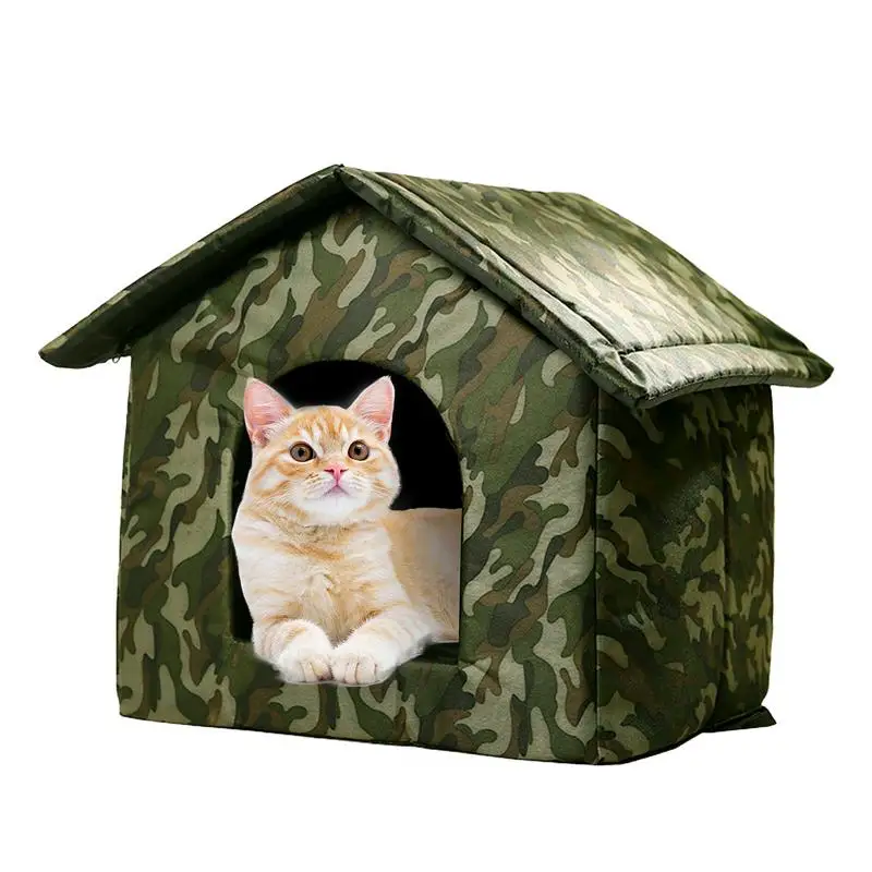 

Waterproof Pet House Thickened Cat Nest Tent Cabin Pet Bed Tent Shelter For Outdoor Cat Kennel Portable Travel Nest Pet Carrier