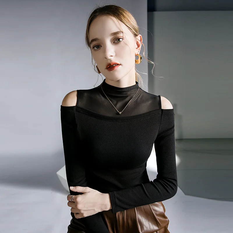 High Quality 2024 Women Tops Splice T-shirt Female Clothing Winter Autumn Sexy Crop Top Clothes Casual Hollow Out Blouse Y2k
High Quality 2024 Women Tops Splice T-shirt Female Clothing Winter Autumn Sexy Crop Top Clothes Casual Hollow Out Blouse Y2k