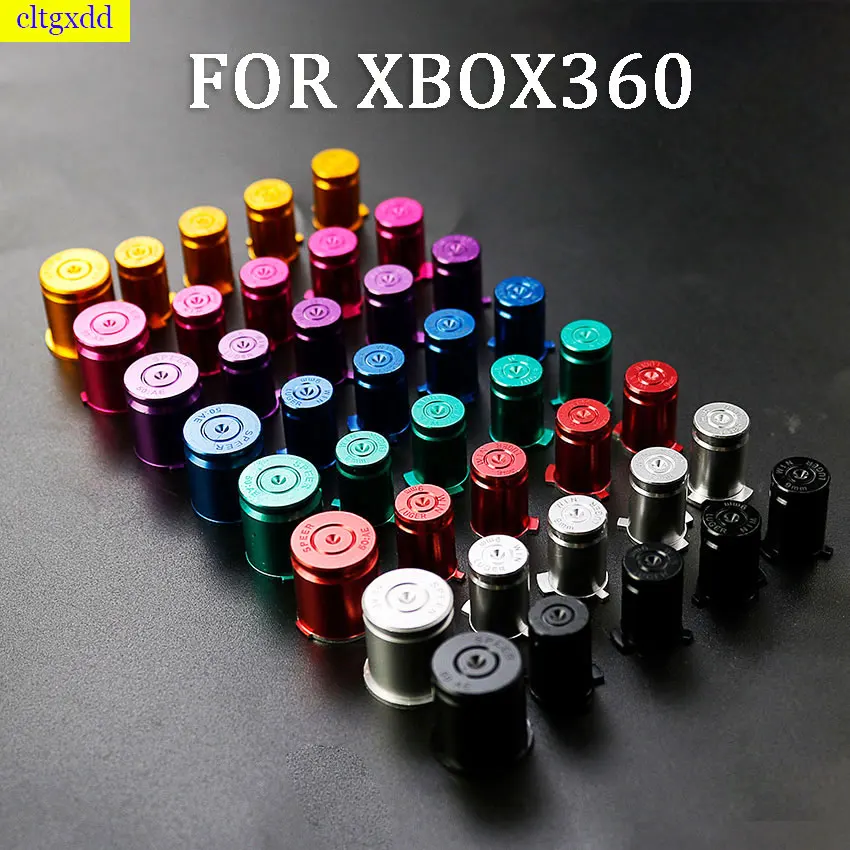 

1 Set/5PCS Metal Bullet ABXY & Guide Buttons FOR MicroSoft Xbox 360 Xbox360 Controllers Replacement
