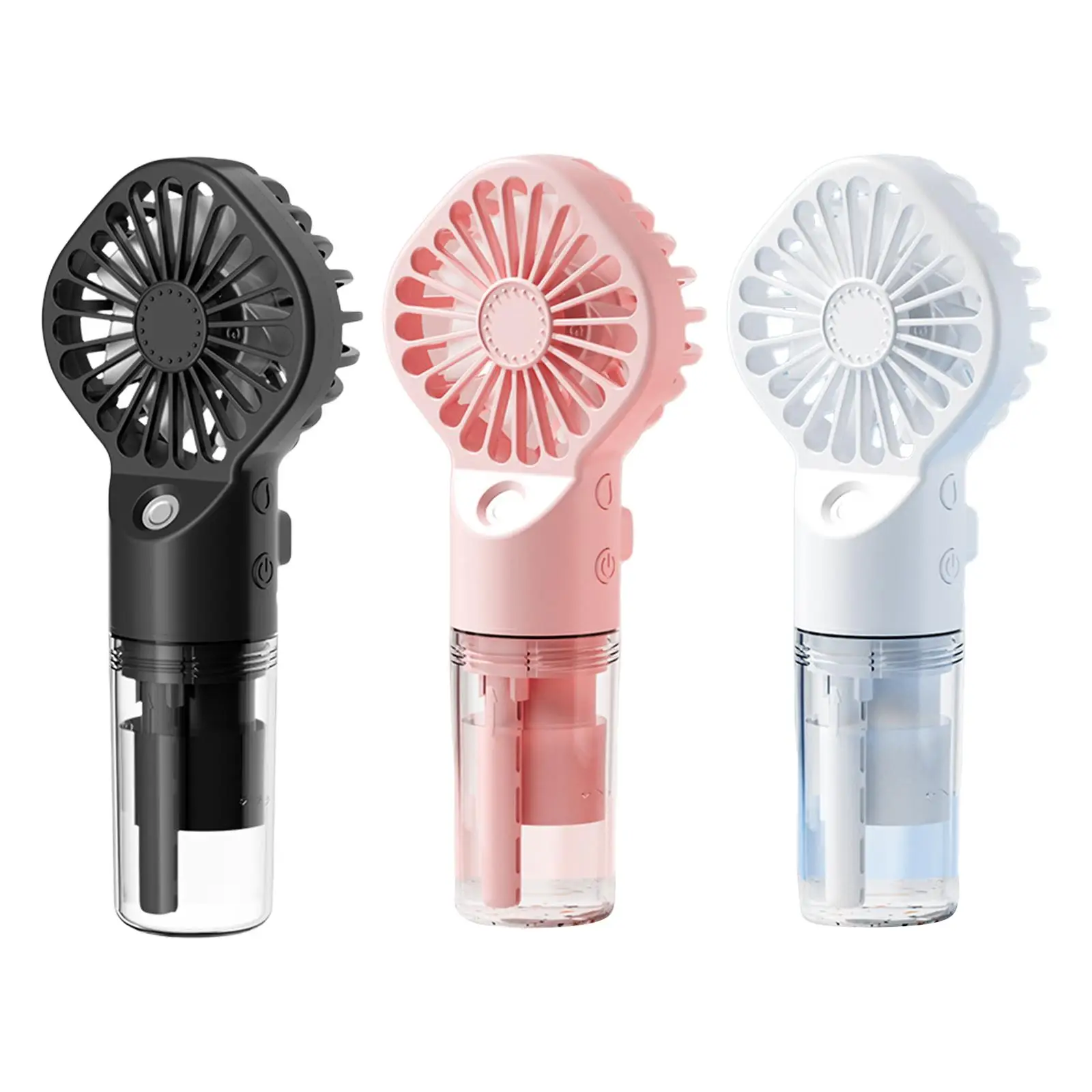 

Handheld Misting Fan 4 Speeds Modes Portable Personal Fan Mini Fan Humidifier for Bedroom Travel Backpacking Office Outdoor