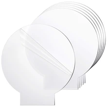 Promotion! 6 Pcs 6.5 X 5.9 Inch Acrylic Sheets Clear Cast Board 0.08 Inch/ 2 Mm Thick For LED Light Base Signs DIY Projects Craf
Promotion! 6 Pcs 6.5 X 5.9 Inch Acrylic Sheets Clear Cast Board 0.08 Inch/ 2 Mm Thick For LED Light Base Signs DIY Projects Craf