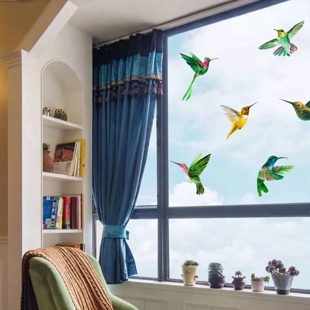 6PCS Bird Sticker 3D Electrostatic Amazon Bird Collision Warning Decal PVC Window Film Adhesive Free Durable 4Colors Optional
6PCS Bird Sticker 3D Electrostatic Amazon Bird Collision Warning Decal PVC Window Film Adhesive Free Durable 4Colors Optional
