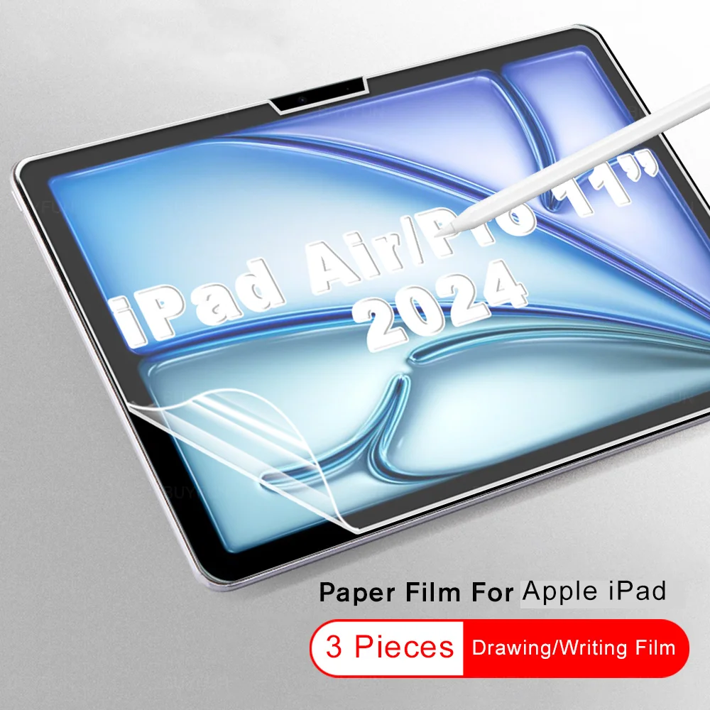3 шт. как бумажная пленка для iPad Air 11 (2024), матовая защитная пленка для экрана для iPad Pro, 11 Дюймов, 5, 6 поколения, не стекло
3 шт. как бумажная пленка для iPad Air 11 (2024), матовая защитная пленка для экрана для iPad Pro, 11 Дюймов, 5, 6 поколения, не стекло