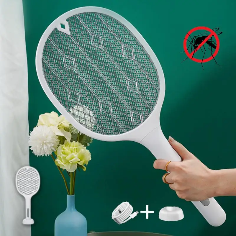 Electric Mosquito Racket Killer Electric Fly Swatter Fryer Flies Cordless Battery Power Bug Zapper Insects Racket Kills Home Bug
Electric Mosquito Racket Killer Electric Fly Swatter Fryer Flies Cordless Battery Power Bug Zapper Insects Racket Kills Home Bug