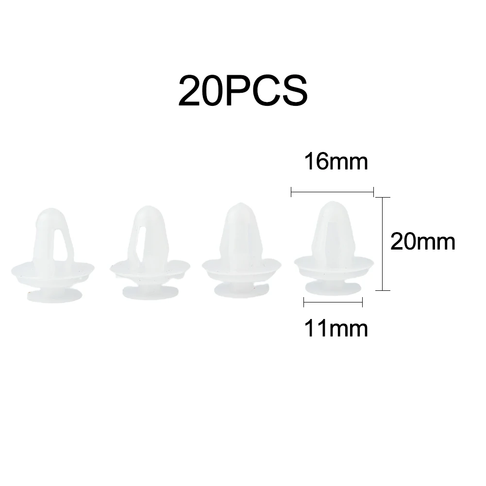 20pcs Plastic Car Bumper Rivets Clips Fastener Door Trim Panel Bumper Retainer Clips Rivet Fasteners 9mm Auto Accessary
20pcs Plastic Car Bumper Rivets Clips Fastener Door Trim Panel Bumper Retainer Clips Rivet Fasteners 9mm Auto Accessary
