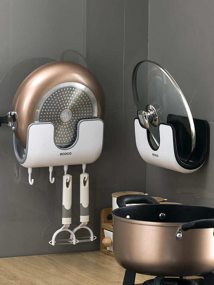 Home simple pot cover rack wall-mounted household punch-free multi-functional pot cover shelf kitchen storage rack
Home simple pot cover rack wall-mounted household punch-free multi-functional pot cover shelf kitchen storage rack