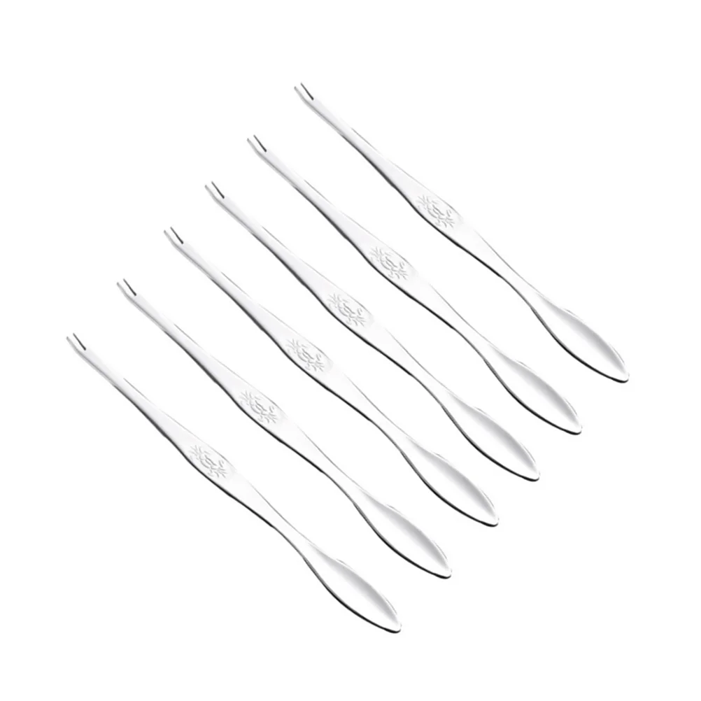6pcs 304 Stainless Steel Crab Tool Quick Crab Needle Fork Picks for Home Restaurant (Silver)
6pcs 304 Stainless Steel Crab Tool Quick Crab Needle Fork Picks for Home Restaurant (Silver)