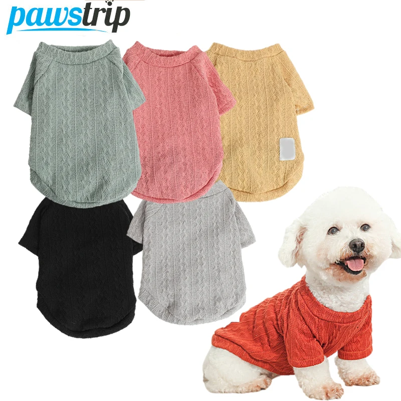 Thin Pet Dog Sweater for Small Dogs Knitted Dog Clothes Dog Shirt Pullover Soft Puppy Cat Sweater Chihuahua Yorkie Clothing
Thin Pet Dog Sweater for Small Dogs Knitted Dog Clothes Dog Shirt Pullover Soft Puppy Cat Sweater Chihuahua Yorkie Clothing