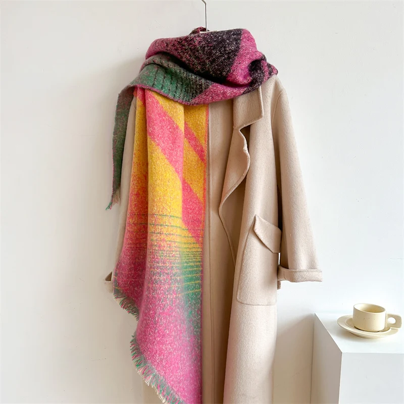 Long Thick Cashmere Poncho Scarf Women Warm Travel Plaid Pashmina Winter Shawl Wraps Blanket 2023 Brand Hijab Stoles Bufanda
Long Thick Cashmere Poncho Scarf Women Warm Travel Plaid Pashmina Winter Shawl Wraps Blanket 2023 Brand Hijab Stoles Bufanda