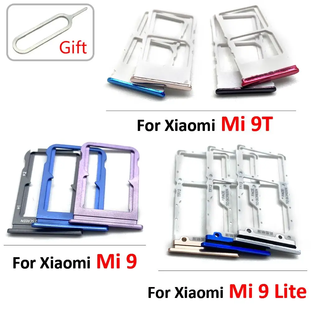 Original Mobile Phone Sim Card Chip Slot Drawer For Xiaomi Mi 9T / Mi 9 / Mi 9 Lite SIM Card Tray Holder Adapter Accessories
Original Mobile Phone Sim Card Chip Slot Drawer For Xiaomi Mi 9T / Mi 9 / Mi 9 Lite SIM Card Tray Holder Adapter Accessories