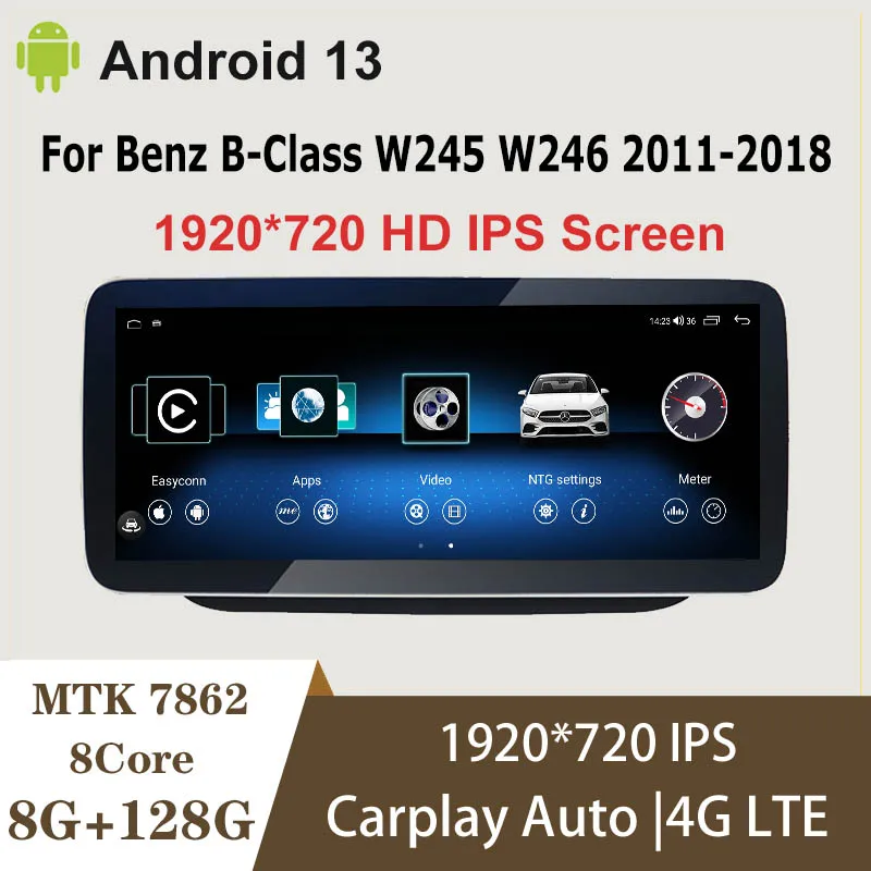Android 13 8G+128G 8core For Mercedes Benz B Class W245 W246 Auto Video Car Multimedia Player Stereo Screen Carplay GPS Navi 4G
Android 13 8G+128G 8core For Mercedes Benz B Class W245 W246 Auto Video Car Multimedia Player Stereo Screen Carplay GPS Navi 4G