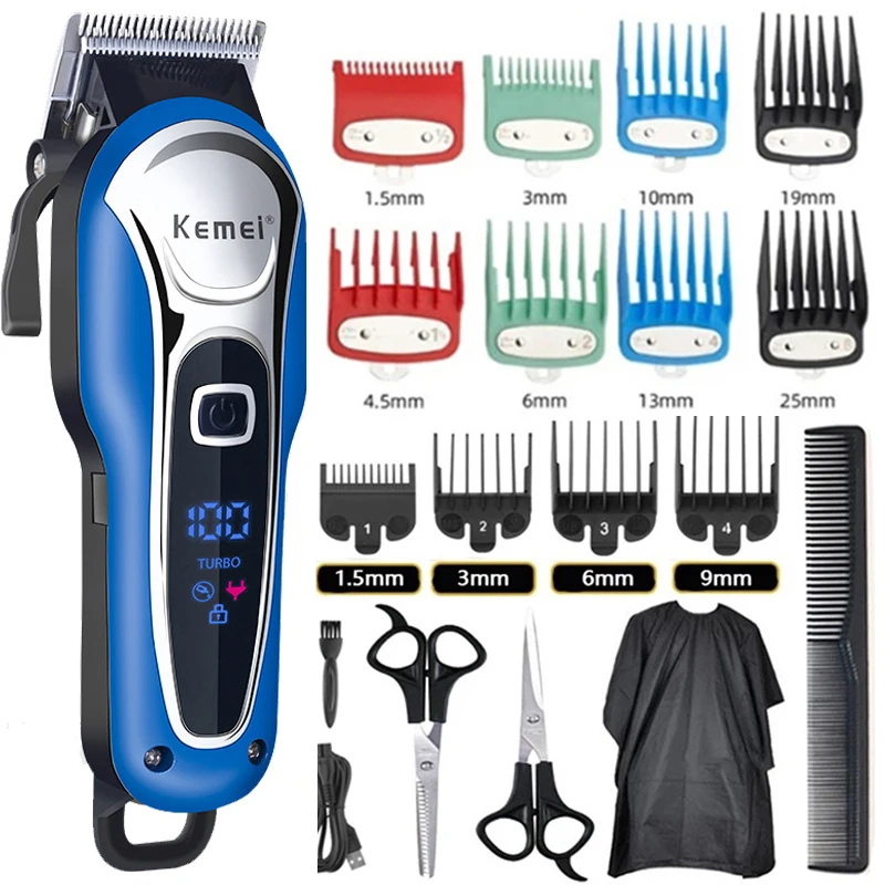 Kemei hair clipper hair clipper professional hair clipper men's electric beard knife hair clipper hair clipper cordless wired
Kemei hair clipper hair clipper professional hair clipper men's electric beard knife hair clipper hair clipper cordless wired