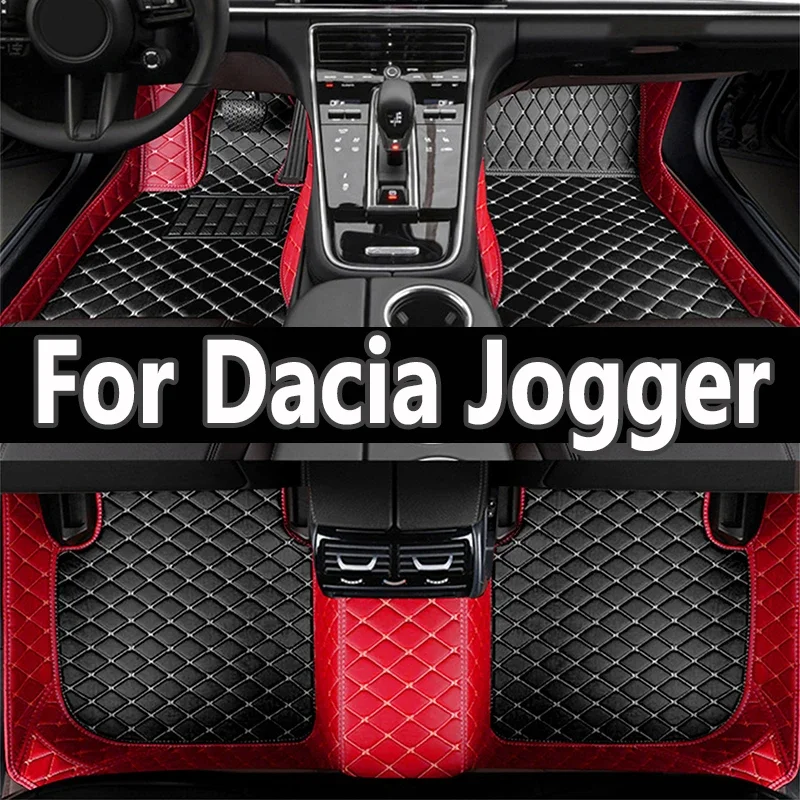 

For Dacia Jogger RJI 2021 2022 2023 Car Floor Mats Leather Mat Covers Floors Tapete De Carro Car Accessories Interior Tapestry