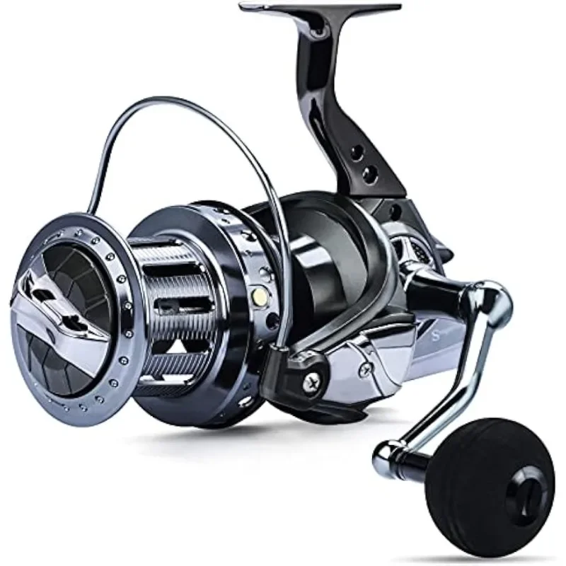 Spinning Reels 10000 Series Surf Fishing Reels,10+1 Stainless BB Ultra Smooth Powerful
Spinning Reels 10000 Series Surf Fishing Reels,10+1 Stainless BB Ultra Smooth Powerful