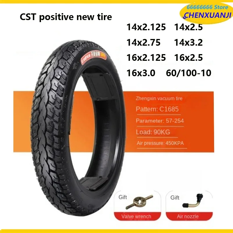 

CST Tire Electric Vehicle 14x2.12514x2.5 14x2.75 16x2.125 16x2.50 16x3.0 Battery Vacuum Tire