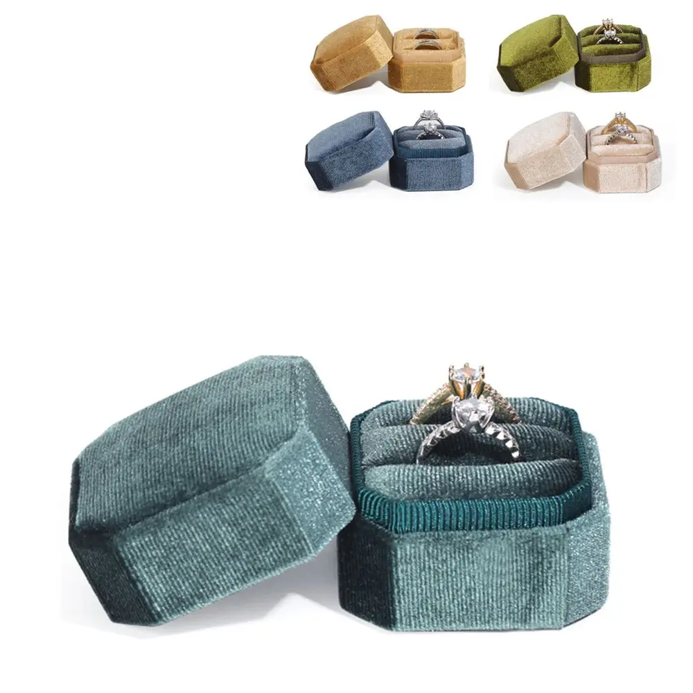 Wedding Durable Octagon Square With Detachable Lid Ring Display Box Double Ring Storage Box Velvet Jewelry Box
Wedding Durable Octagon Square With Detachable Lid Ring Display Box Double Ring Storage Box Velvet Jewelry Box