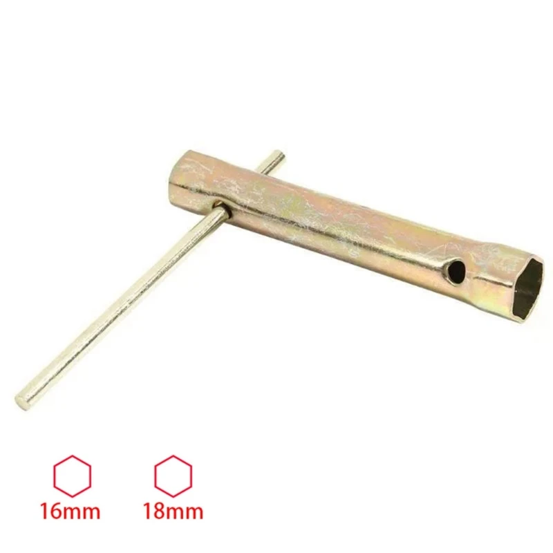 Y1UB Double Ended 16mm 18mm Ignition Spanner Wrench Socket Length 15mm Motorcycle Hand Tools
Y1UB Double Ended 16mm 18mm Ignition Spanner Wrench Socket Length 15mm Motorcycle Hand Tools