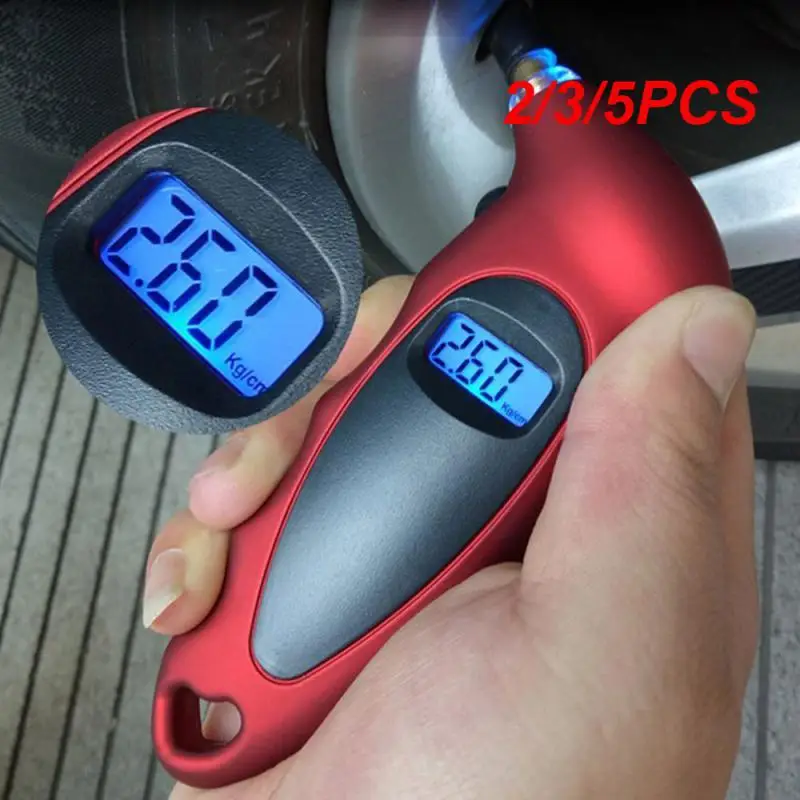 

2/3/5PCS PSI Digital Car Tire Tyre Air Pressure Gauge Meter LCD Display Manometer Barometers Tester for Car Truck Motorcycle