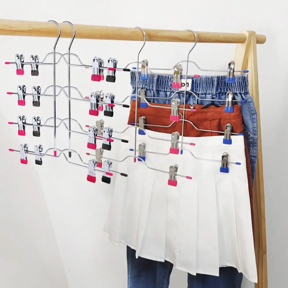4 Tier Pants Hanger Space-Saving Organization and Storage Skirt Hangers for Women Metal Closet Wardrobe Organizer Hangers
4 Tier Pants Hanger Space-Saving Organization and Storage Skirt Hangers for Women Metal Closet Wardrobe Organizer Hangers