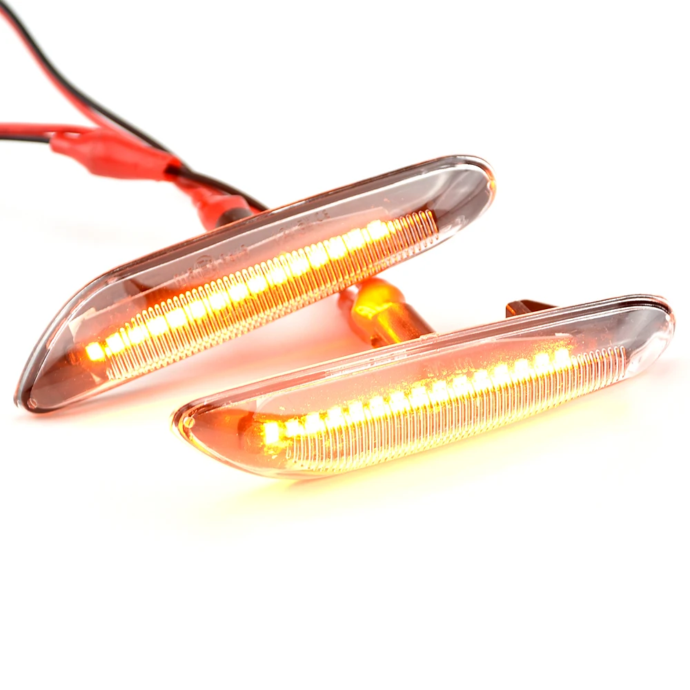 Generic Sequential Flashing LED Turn Signal Side Marker Light Blinker