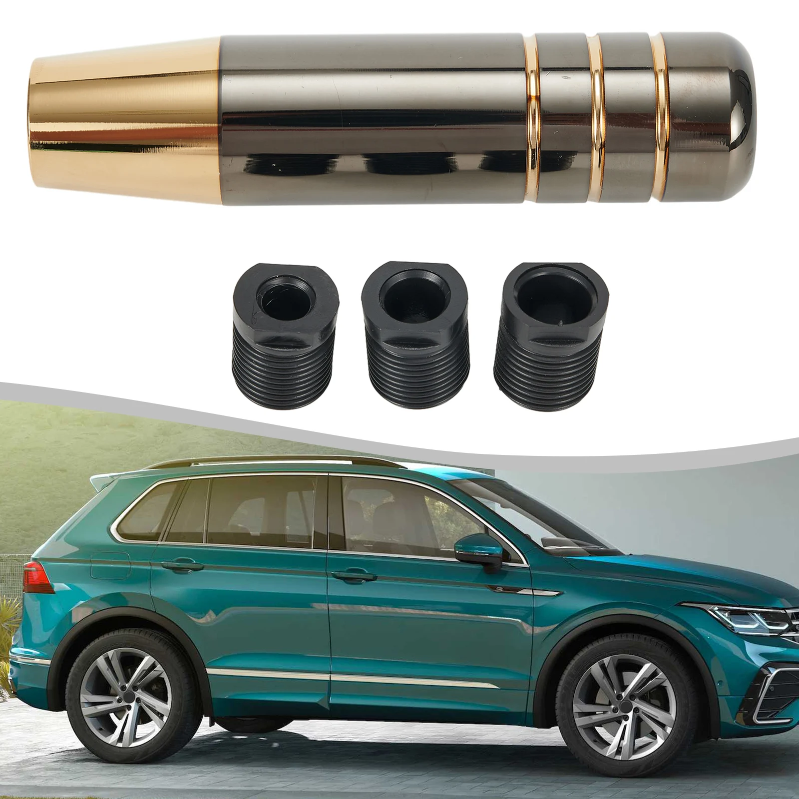 Gear Shift Knob Adapter Aluminum Alloy Automatic Black Gold Car Gear Stick Manual Shift Knob Shifter Lever Universal
Gear Shift Knob Adapter Aluminum Alloy Automatic Black Gold Car Gear Stick Manual Shift Knob Shifter Lever Universal