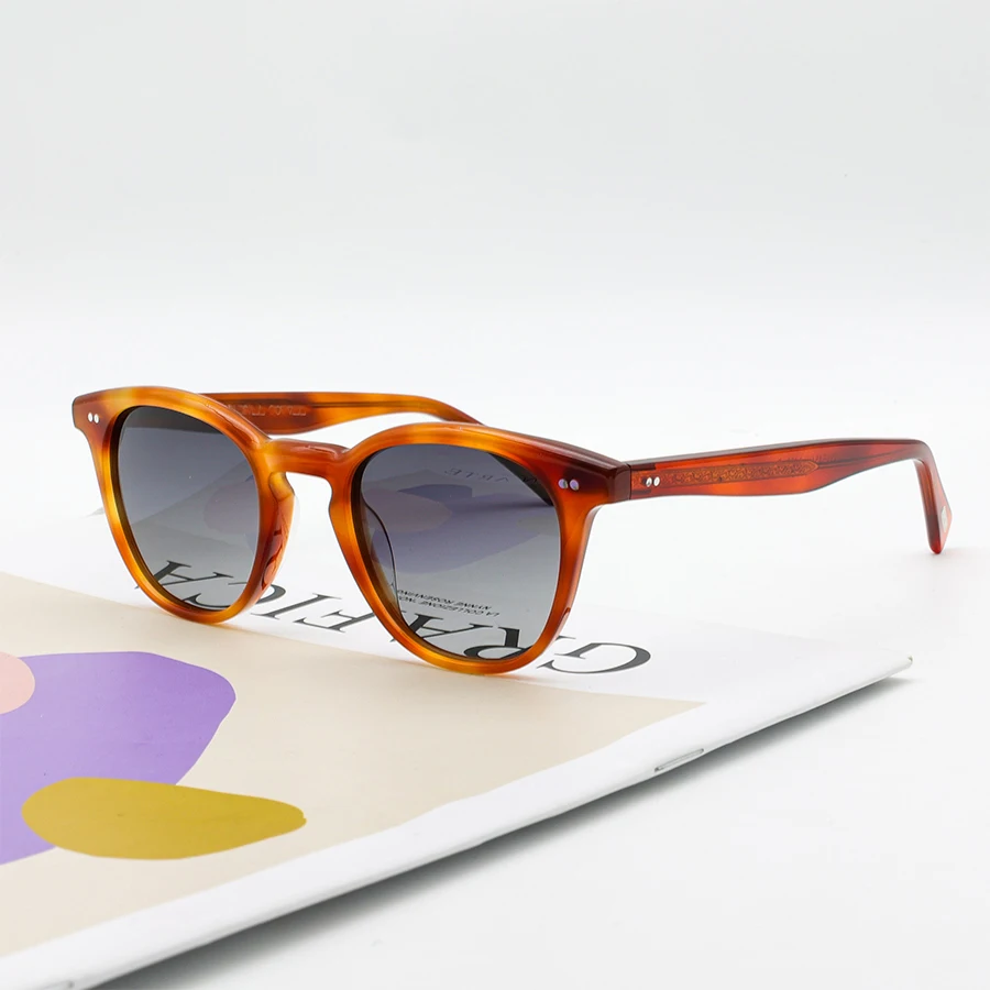 

Luxury Brand Sunglasses for Women Men Desmon Acetate Frame Oval Gradient Lens OV5454 Sun Glasses Female Male Eyewear