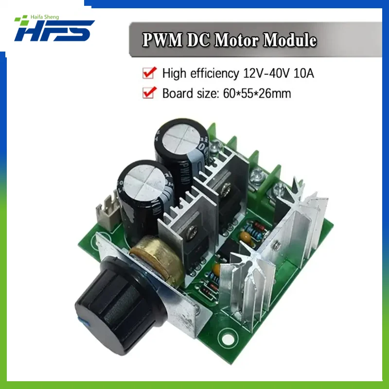 DC 12V 24V 30V 40V 13KHZ Auto PWM DC Motor Speed Regulator Governor Speed Controller Switch 10A 50V 1000uF 
DC 12V 24V 30V 40V 13KHZ Auto PWM DC Motor Speed Regulator Governor Speed Controller Switch 10A 50V 1000uF