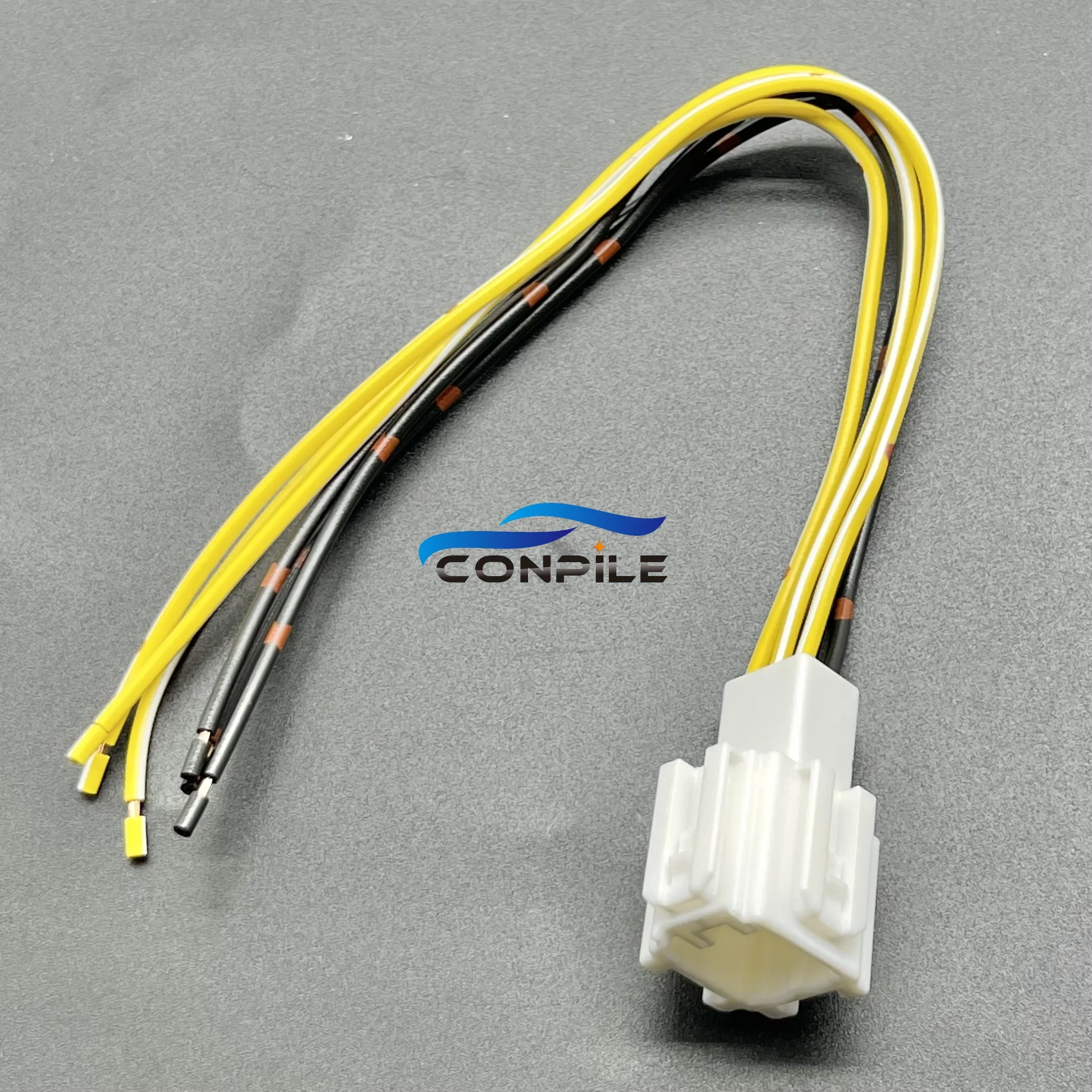 

for Honda 10th Civic welcome pedal male female plug connector terminal extension cable wire line 2X3 6PIN housing