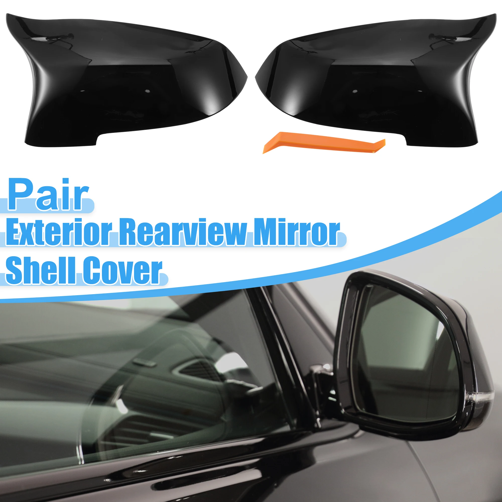 Uxcell Car Exterior Rear View Mirror Cover Shell Trim Fit for BMW 528i - Pack of 2 Bright Black
Uxcell Car Exterior Rear View Mirror Cover Shell Trim Fit for BMW 528i - Pack of 2 Bright Black