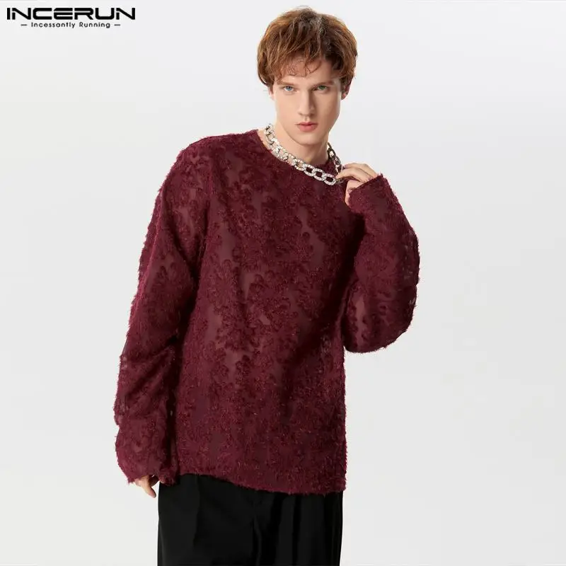 Мужская футболка с круглым вырезом и длинным рукавом, свободного покроя
Мужская футболка с круглым вырезом и длинным рукавом, свободного покроя