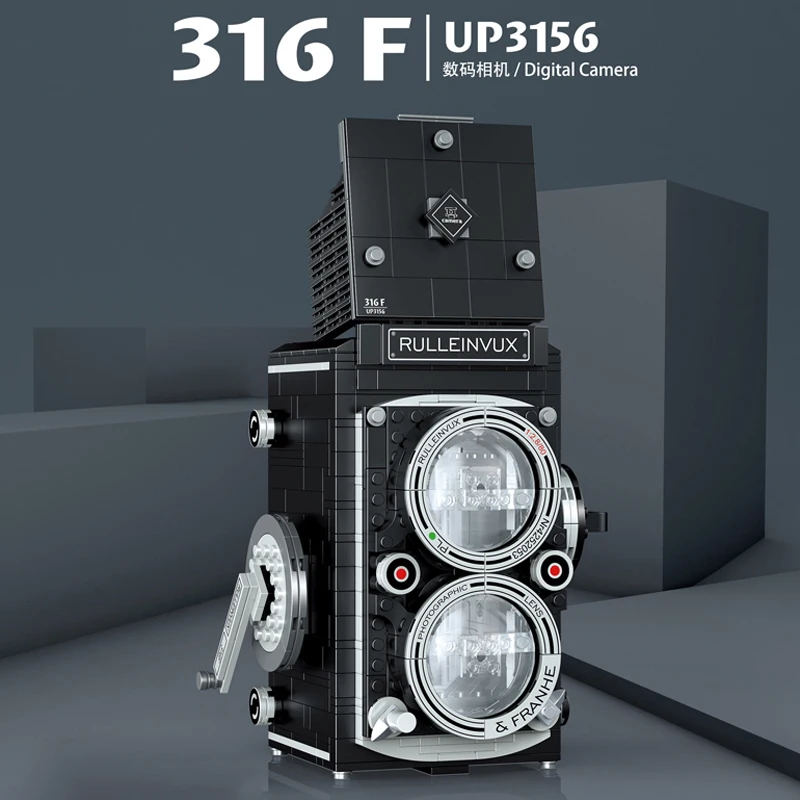 Mini Retro Camera Building Blocks Ideas Retro Digital Cameras FY2A Slr-kamera Collector Model Bricks Education Toys For Children
Mini Retro Camera Building Blocks Ideas Retro Digital Cameras FY2A Slr-kamera Collector Model Bricks Education Toys For Children