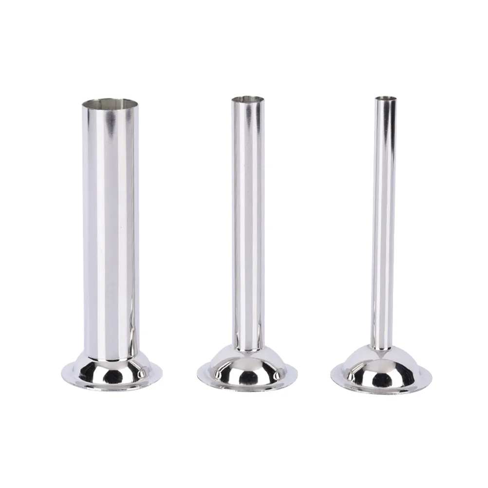 3pcs Sausage Stuffer Tube Stainless Steel Meat Grinder Stuffer Tube Sausage Filling Tube Replacement for Home Shop Use ( Style
3pcs Sausage Stuffer Tube Stainless Steel Meat Grinder Stuffer Tube Sausage Filling Tube Replacement for Home Shop Use ( Style