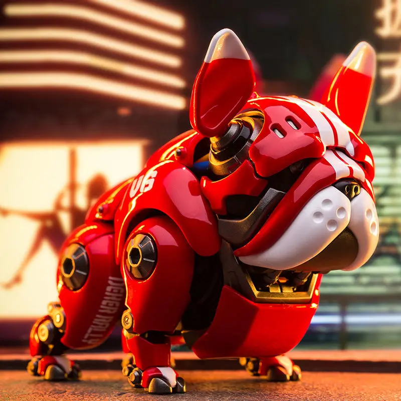 Transformation Mechanical Bulldog Robot Dog Red Green Action Figure Children Toy Collection Metallic Texture Trendy Decor
Transformation Mechanical Bulldog Robot Dog Red Green Action Figure Children Toy Collection Metallic Texture Trendy Decor