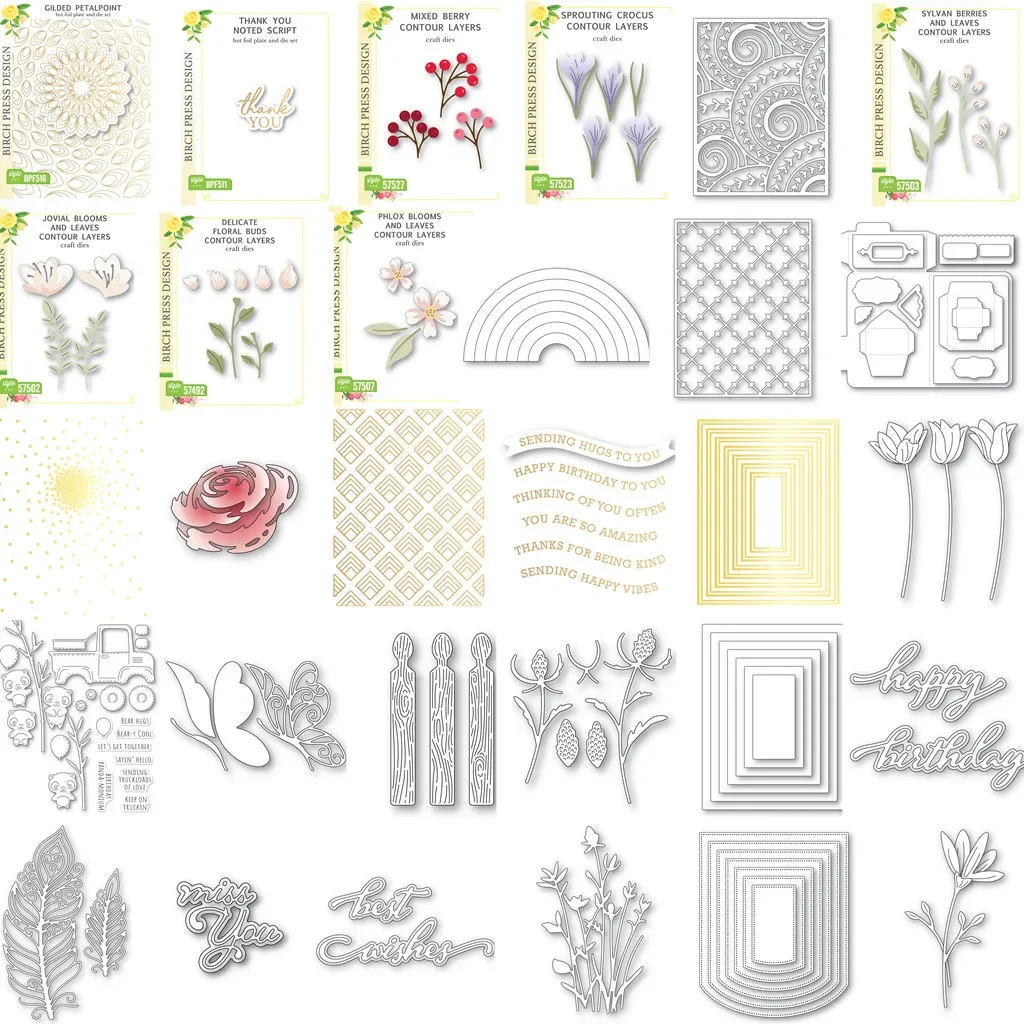 Spring Flower Birthday Series Metal Cutting Die Hot Foil Scrapbook Diary Decoration Embossing Template Diy Greeting Card Blade
Spring Flower Birthday Series Metal Cutting Die Hot Foil Scrapbook Diary Decoration Embossing Template Diy Greeting Card Blade